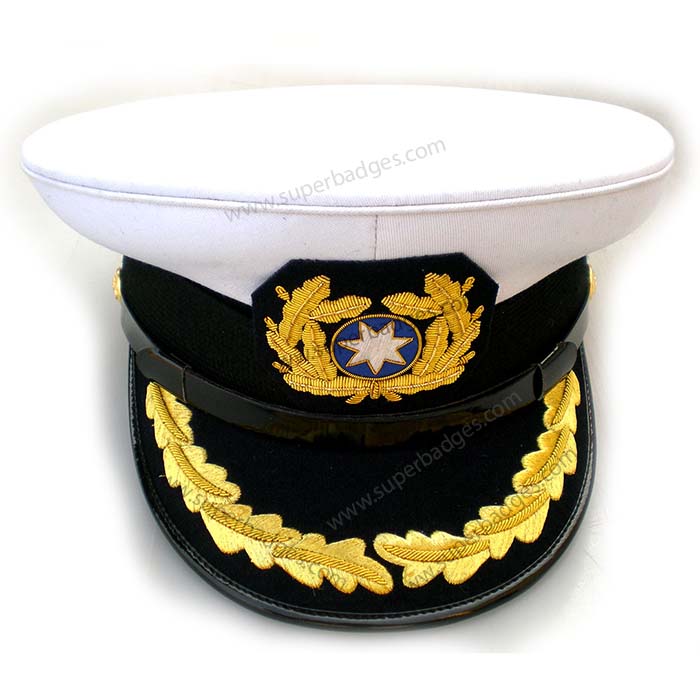 Coast Guard Senior Officers Cap - Super Badge Works