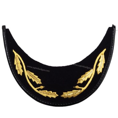 Embroidered Peak For Navy Cap