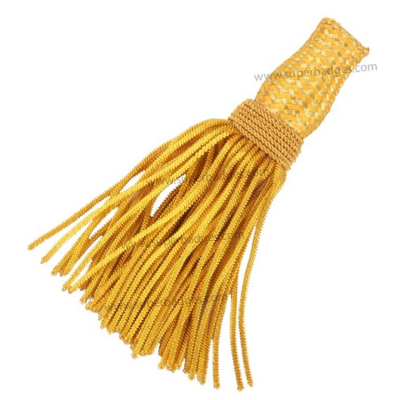 Gold Bullion Fringe Tassel Super Badge Works 5007