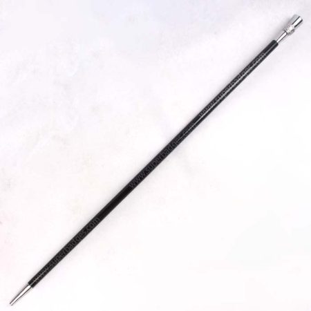 Military Black Pace Stick Chrome Fittings
