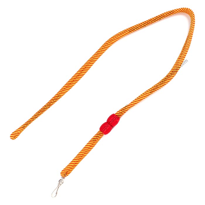 Yellow And Orange Whistle Cord - Super Badge Works